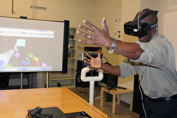 Conrad Tucker virtual reality demonstration