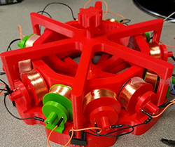 3D printed electromagnetic motor