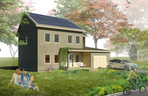 Final rendering of the New American Home, Ripple design